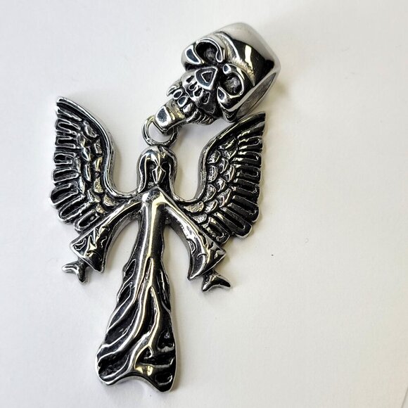 Skeleton Pendant Stainless Steel - Picture 2 of 10